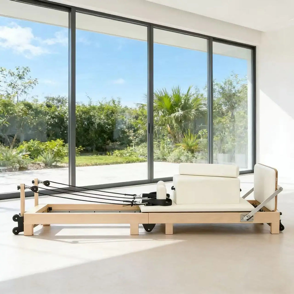 Reformer Pilates Pliable Bois Piega PilateForm - coloris noir
