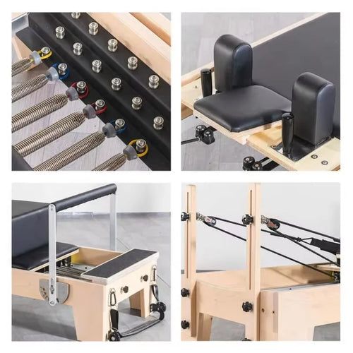 Reformer Pilates Classique Bois Solido PilateForm - coloris blanc