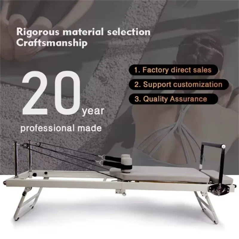 Reformer Air aluminium - mécanisme de pliage compact